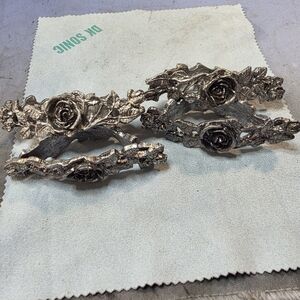 Vitage Metzke Pewter Napkin Holders